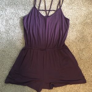 American Eagle Soft & Sexy Romper w/ Cross Back